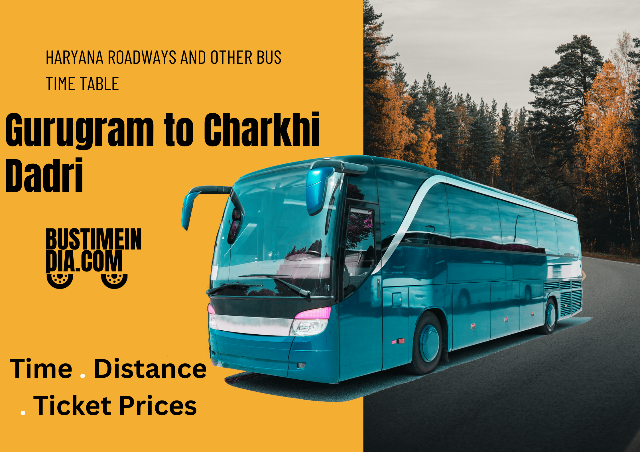 Gurugram to Charkhi Dadri Bus Time Table