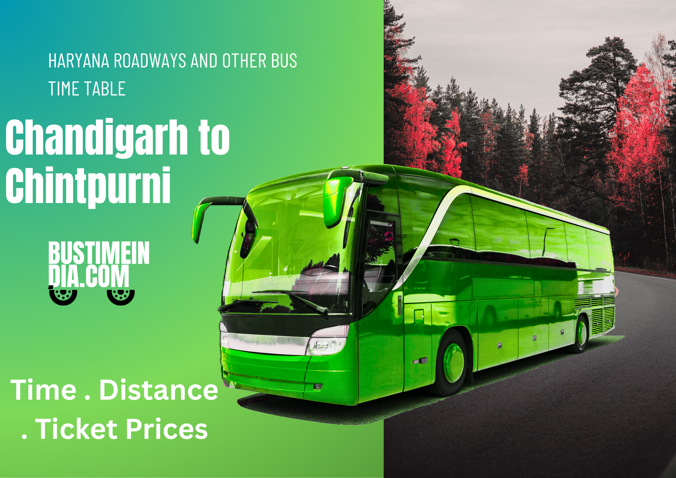 Chandigarh to Chintpurni Bus Time Table