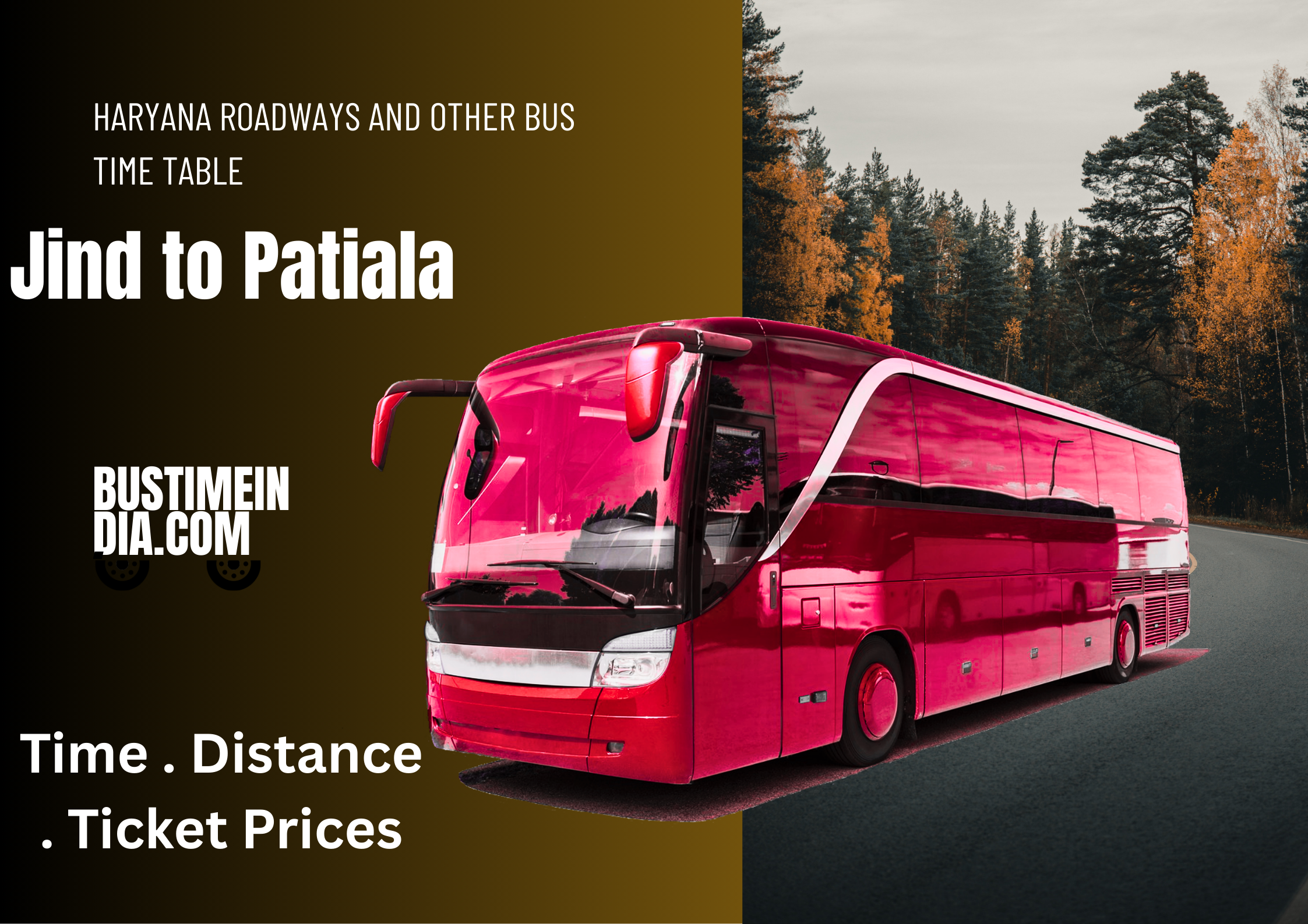 Jind to Patiala Bus Time Table