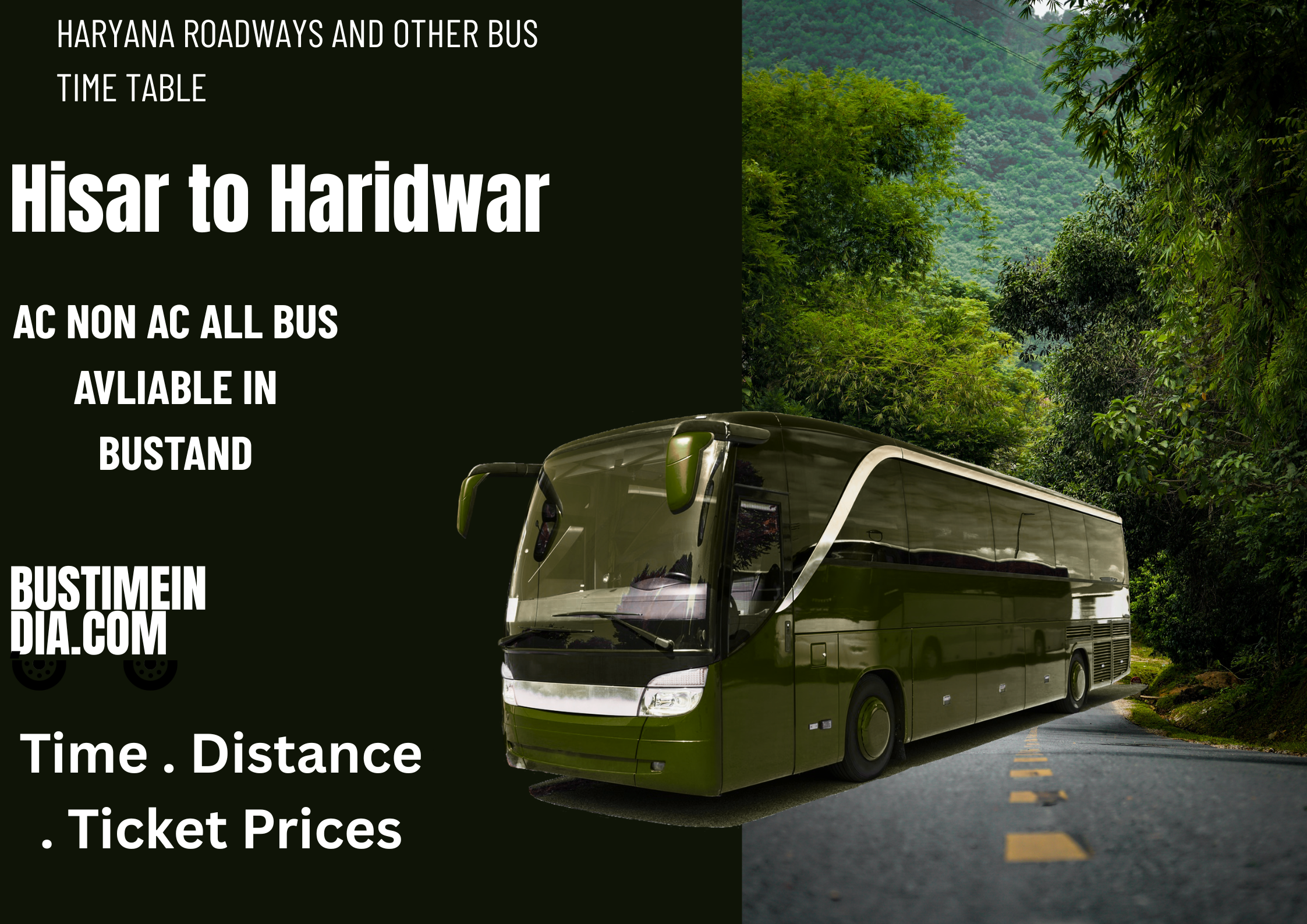 Hisar To Haridwar Bus Time Table